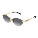 Gucci Sunglasses Gg2050 S 002 Gold Black/Gray Gradient Woman