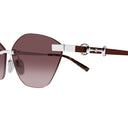 Gucci Sonnenbrille Gg2050 S 003 Silber/Rot Frau