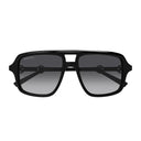 Gucci Sunglasses Gg2052 S 011 Black Silver/Smoky Gray Women