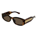 Gucci Sunglasses Gg2068 Sa 002 Brown Gold/Brown Woman