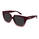 Gucci Sunglasses Gg2102 S 003 Burgundy/Gray Woman