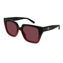 Gucci Sunglasses Gg2102 S 004 Black/Red Woman