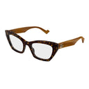 Gucci Eyeglasses Gg1334 O 001 Black/Transparent Woman