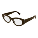 Gucci Prescription Glasses Gg2041 O 003 Dark Brown/Transparent Women
