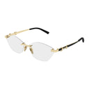 Gucci Prescription Glasses Gg2050 O 001 Black/Transparent Women