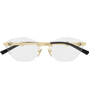 Gucci Prescription Glasses Gg2050 O 001 Black/Transparent Women