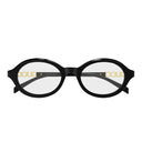 Gucci Eyeglasses Gg2153 O 001 Black/Transparent Women