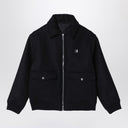 Givenchy Black Wool And Cashmere Zipped Jacket