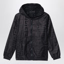 Givenchy Black Windbreaker Jacket With 4 G Pattern