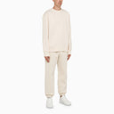 Adidas Originals Ivory colored Cotton Stretch Joggers