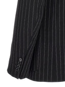 Ami Paris Pinstriped Double Breasted Blazer