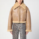 Halfboy Short Sheepskin With Shearling Collar