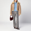 Halfboy Short Sheepskin With Shearling Collar