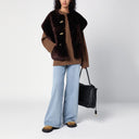 Halfboy bruine faux bont jas