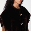 Halfboy bruine faux bont jas