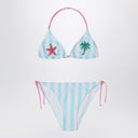 MC2 Saint Barth Holly Bikini White/Blue Striped