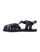 Ancient Greek Flat Shoes Black