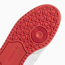 Foro de Adidas Originals Trainer de cuero blanco bajo