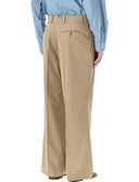 Ami Paris Trousers Beige