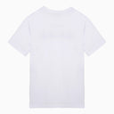 Marni biała bawełniana koszulka z logo