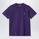 Carhartt Wip S/S Chase Tyrian Coloured Cotton T Shirt