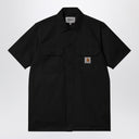 Carhartt Wip S/S Master Shirt Black Cotton Blend