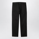Carhartt Wip Single Knee Pant Black In Cotton