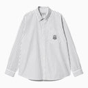 Carhartt Wip White Striped Cotton Shirt