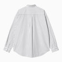 Carhartt Wip White Striped Cotton Shirt