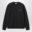 Carhartt Wip Script Embroidery Black Sweatshirt