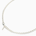 Emanuele Bicocchi 925 Collar de cadena delgada de plata