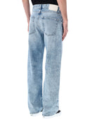 Jeans in denim con icona