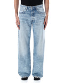 Jeans in denim con icona