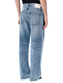 Jeans in denim con icona