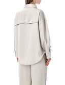 Nike T-shirts Et Polos Beige