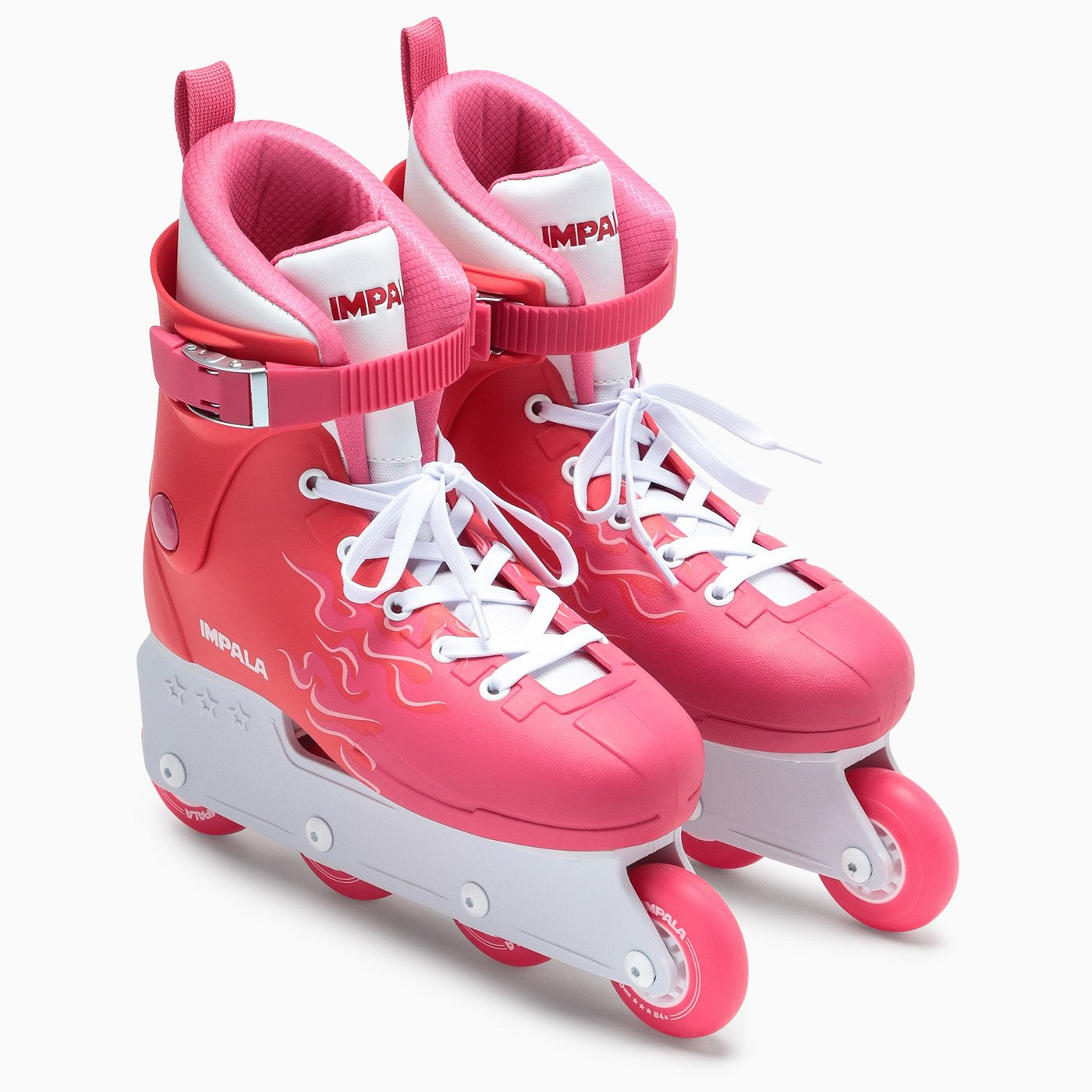 Impala Lightspeed Inline Skates Flames Red Pink Womens 7 Mens 5 NEW shops Open Box