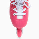 Patillas de llamas rojo/fucsia de patín Impala