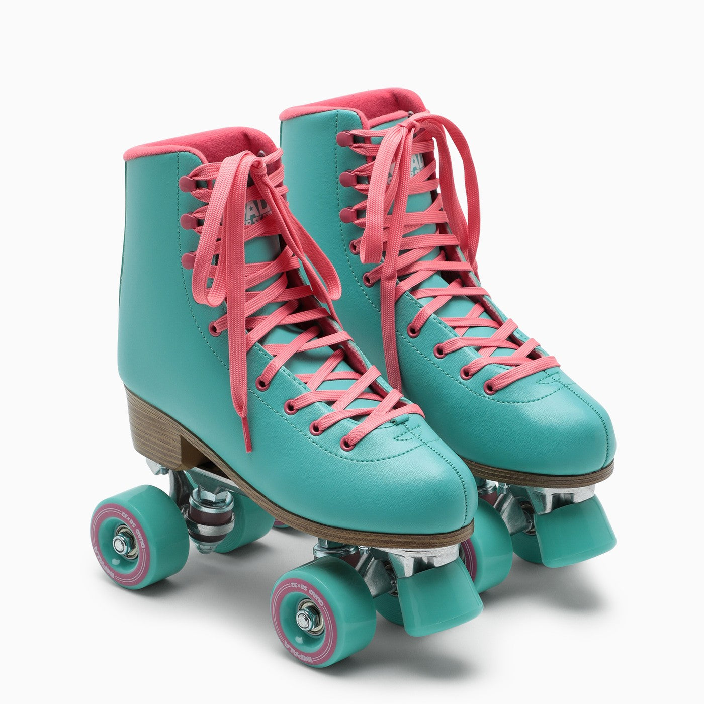 Offers IMPALA BLUE AND PINK ROLLER SKATES