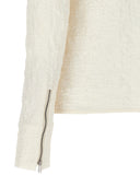 Jil Sander geprägte Baumwollhemd