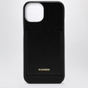 Jil Sander Black Leather I Phone 15 Case