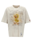 Maison Mihara Yasuhiro Distressed Print T Shirt