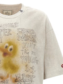 Maison Mihara Yasuhiro Distressed Print T Shirt