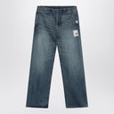 Maison mihara yasuhiro e facile jeans lavati blu