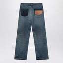 Maison mihara yasuhiro e facile jeans lavati blu