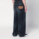 Maison Mihara Yasuhiro Black Oversizezowane dżinsy