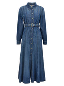 Ganni maxi denim kjole