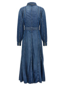 Ganni maxi denim kjole