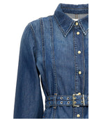 Ganni maxi denim kjole