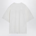 Jil Sander White Wide T Shirt With Logo
