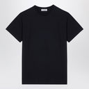 Jil Sander Blue Cotton Crew Neck T Shirt